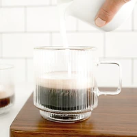 Ensemble de tasses striées (2) - Americano
