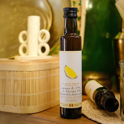 Lemon and white balsamic vinegar