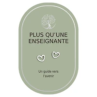Boucles d'oreilles coeur argent - Enseignante