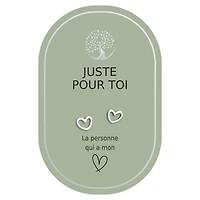 Boucles d'oreilles coeur argent - Juste pour toi