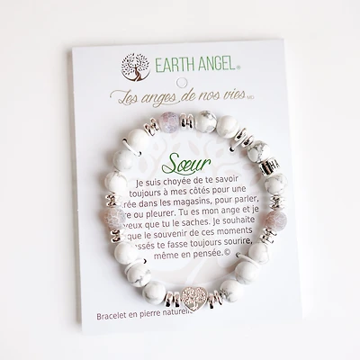Sister message bracelet - Gray
