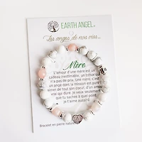 Bracelet message "Mother" - Pink