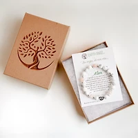 Bracelet message "Mother" - Pink