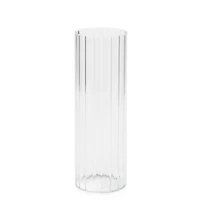 Vase clair à motif strié