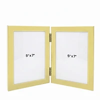 Double photo frame Halo 5x7 - Gold