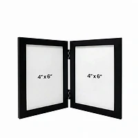 Double photo frame Halo 4x6 - Black