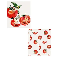Set of 2 reusable wipes - Tomatoes