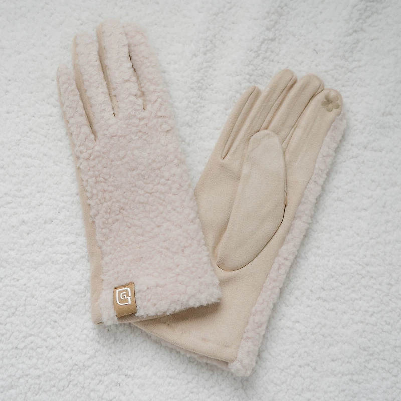 Gants beiges - Sherpa