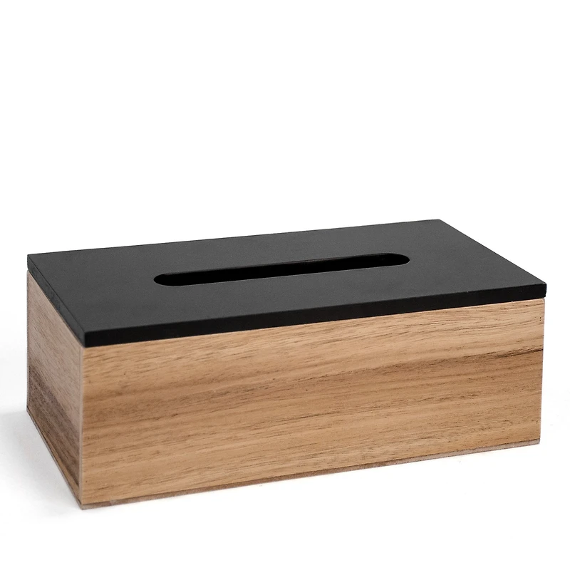 Boîte à mouchoir - Bois & noir