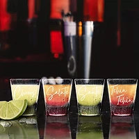 Set of 4 shot glasses - Cheers