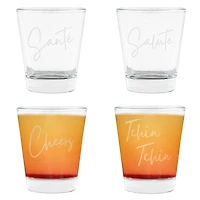 Ensemble de 4 verres à shooter - Santé