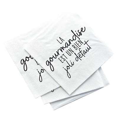 Serviettes de table - La gourmandise