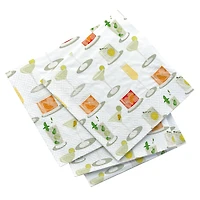 Serviettes de table - Cocktail ensoleillé