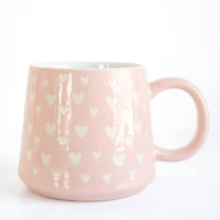 Pink cup - Hearts