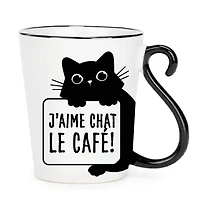 Mug - J'aime chat le café!