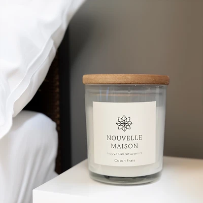 Chandelle coton frais - Nouvelle maison