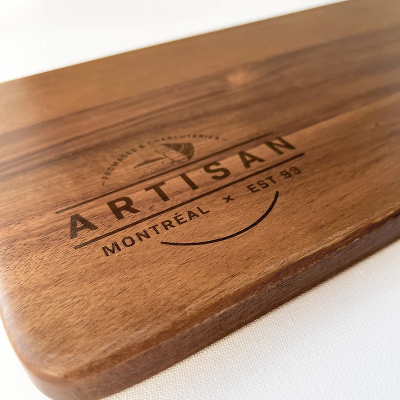 Artisan service board - Acacia