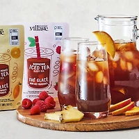 White peach iced tea