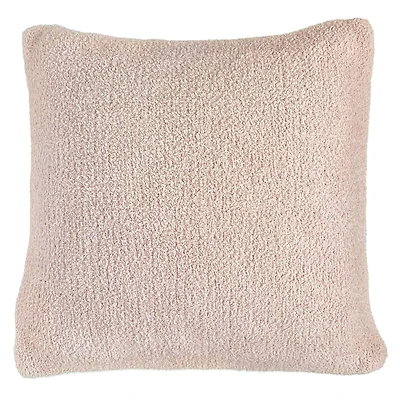 Coussin tricot deluxe - Rose blush