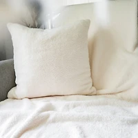 Coussin en tricot deluxe - Crème