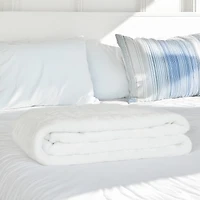Plush throw - White
