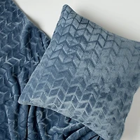 Plush cushion - Blue