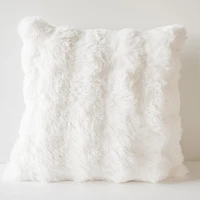 Embossed cushion - White