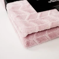 Jeté en microflanelle - Rose