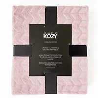 Microflannel throw - Pink