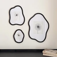 Irregular shaped photo frame - 8 x 10 black