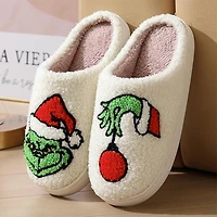 Patterned slipper - Grinch