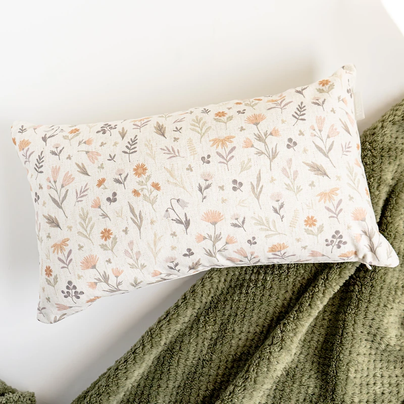 Coussin Kozy rectangle - Champs floraux