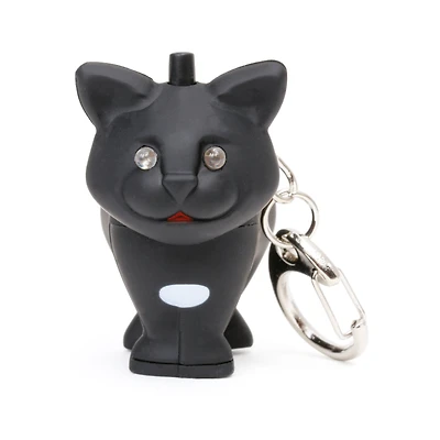 Black cat keychain - Light & sound
