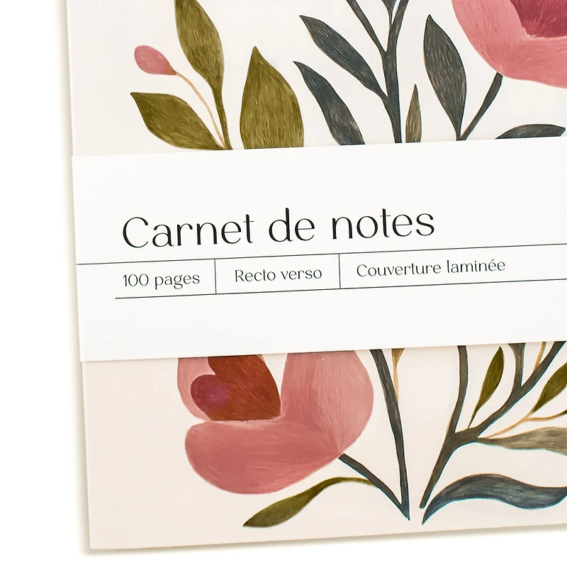 Carnet de notes - Rêverie sous coquelicots