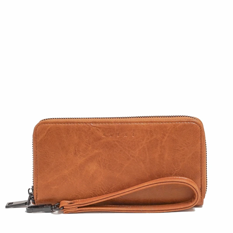 Portefeuille à ganse - Alexe camel