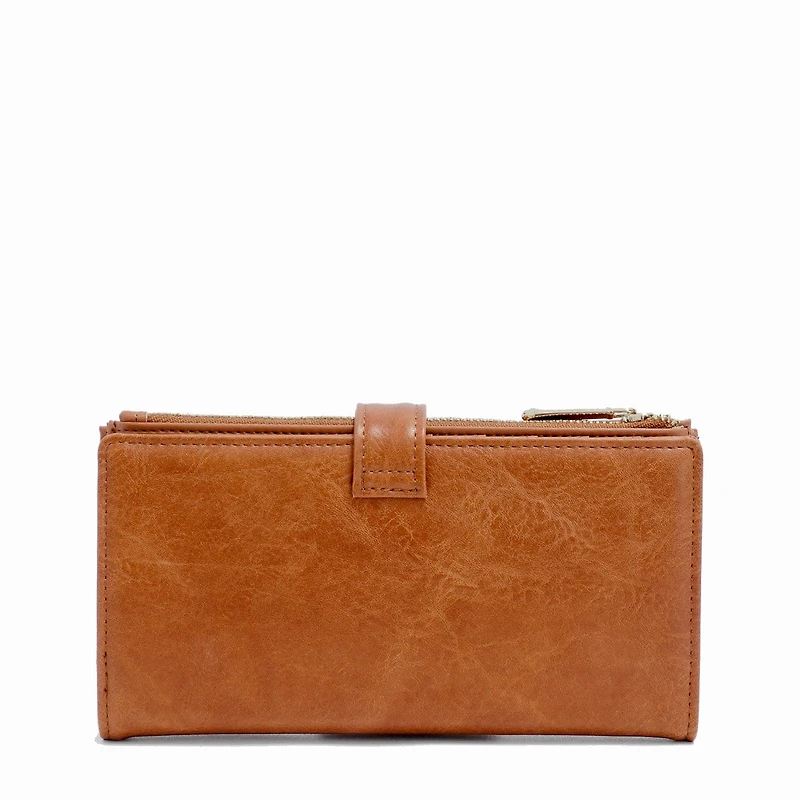 Clip wallet - Alexe camel