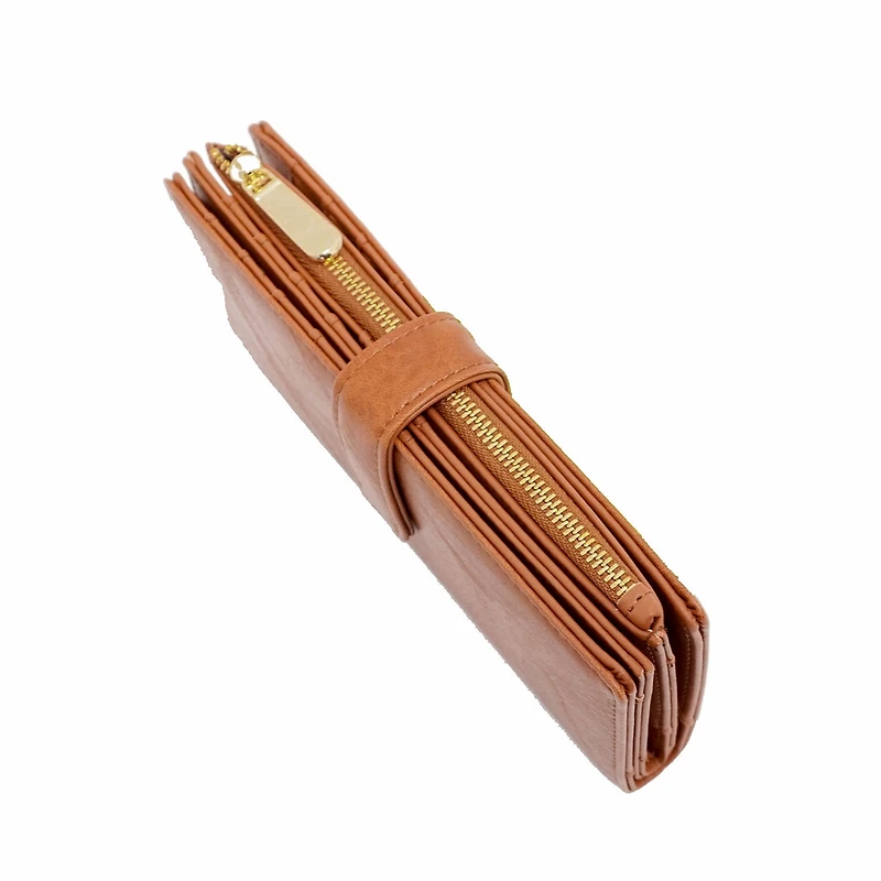 Clip wallet - Alexe camel