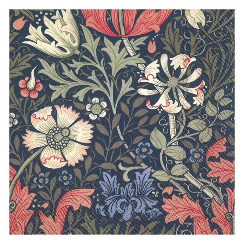 Serviettes de table - Fleurs romantiques