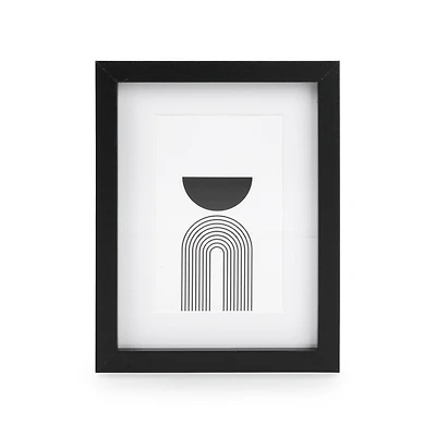 Geo 4x6 photo frame - Black