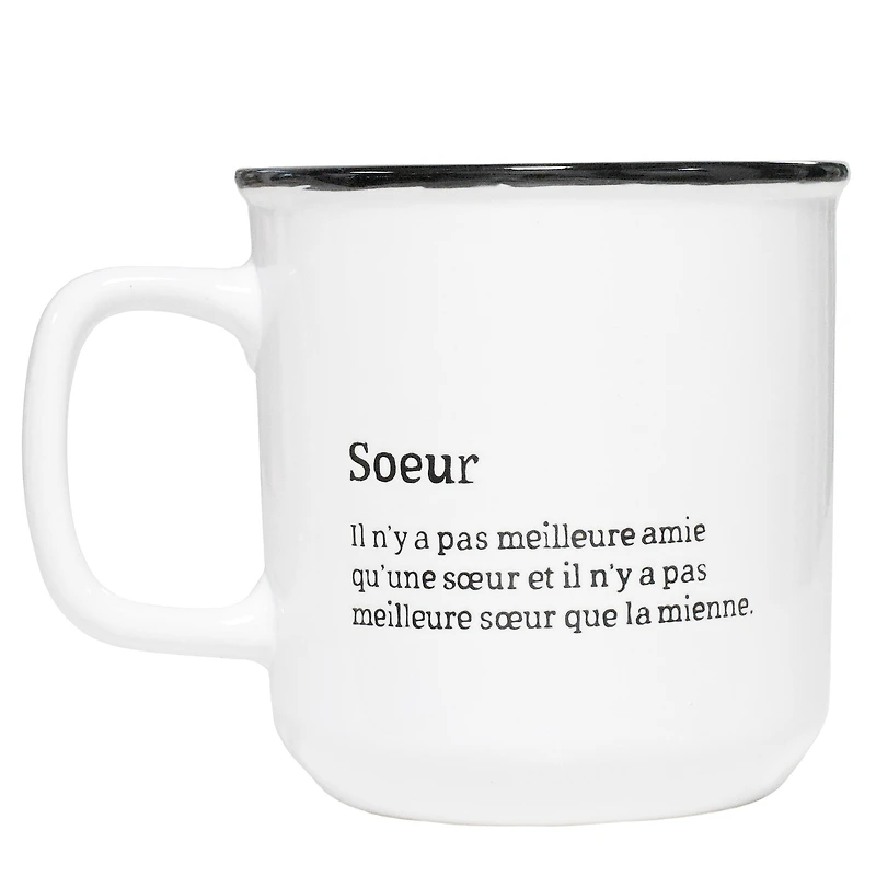 Tasse intérieur coloré - Soeur
