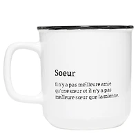Tasse intérieur coloré - Soeur