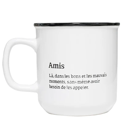 Tasse intérieur coloré - Amis