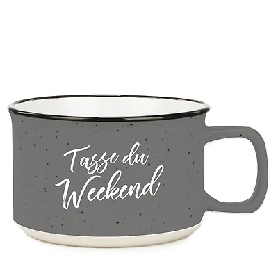 Milk coffee mug grey - Weekend