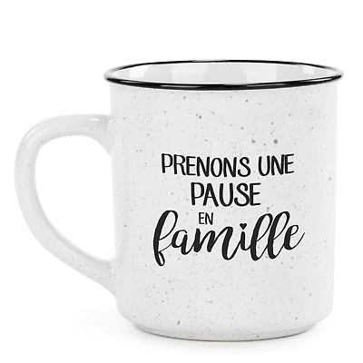 Vintage mug - Pause en famille