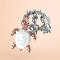 Porte-clé - Famille de tortues