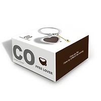 Keychain - Loves coffee