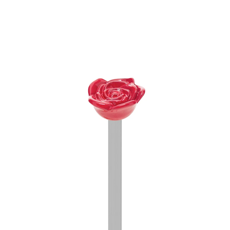 3D Bookmark - Red Rose