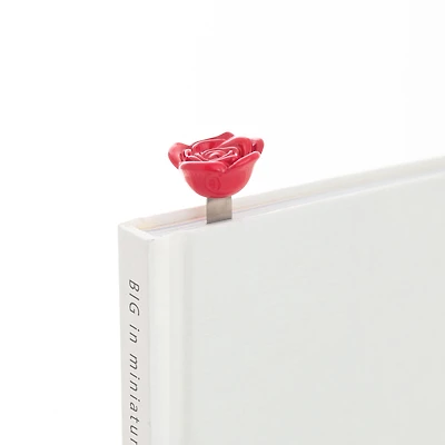 3D Bookmark - Red Rose