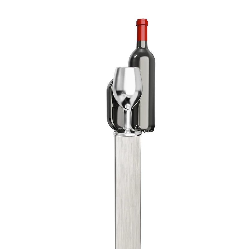 Signet 3D - Bouteille & verre