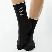 White looped bottom - Black